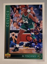 1993-94 Upper Deck - Ed Pinckney #129 VILLANOVA/CELTICS AUTO SIGNED
