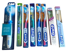 8 NEW Vtg Oral-B Toothbrush 1990s  2010s Complete Advantage Indicator Gumcare