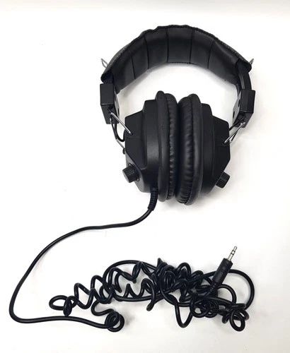 Califone 3068AV 3.5mm Plug Black Switchable Stereo/Mono Corder Headphones