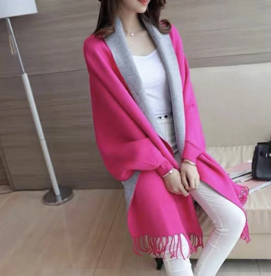 Nueva Moda Nueva Grande Lujosa Mujer Chal Envoltura Foto 4 de 4