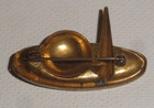 Vintage 1939 NY Wolrds Fair Sphere & needle Pin Brooch — photo 2