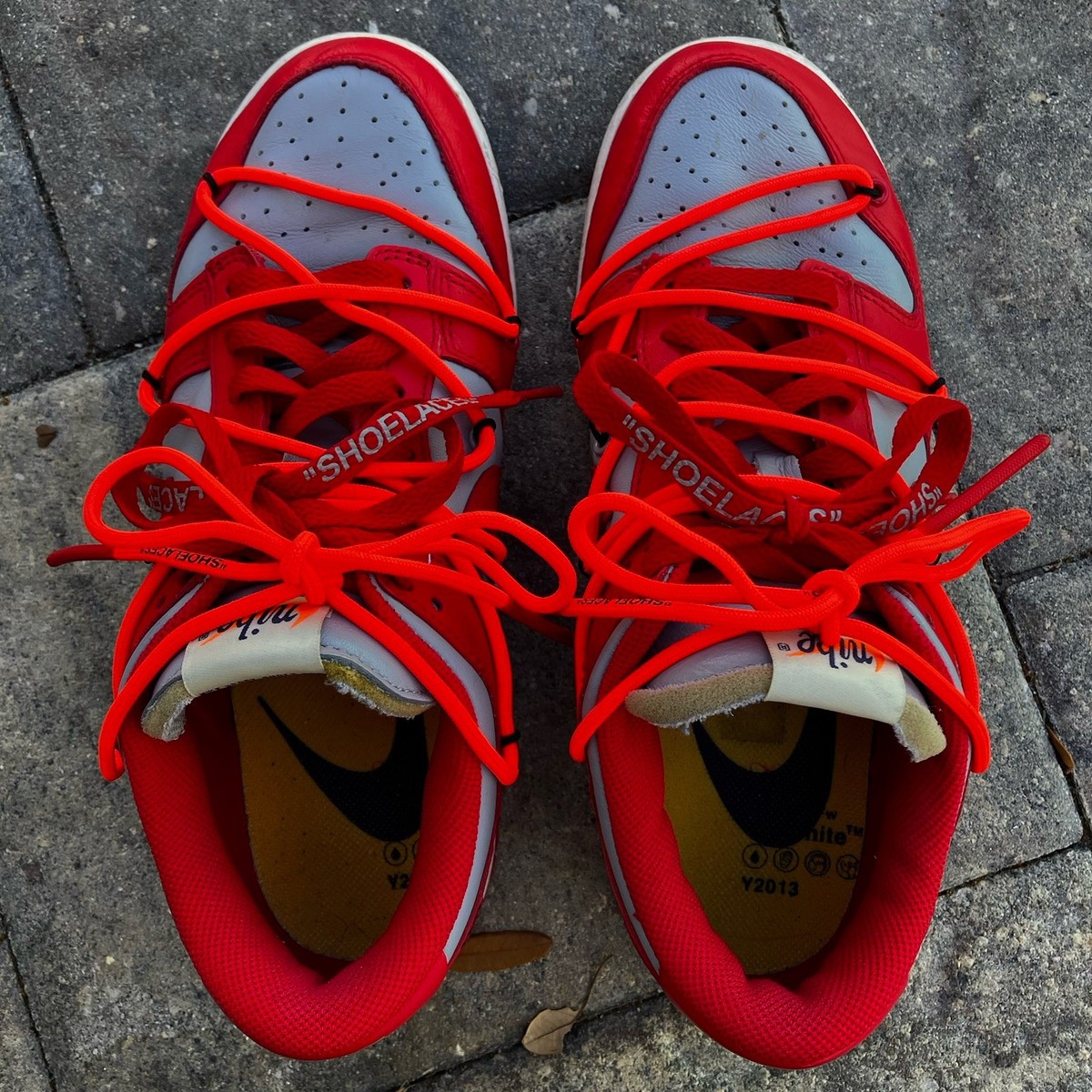 Nike x Off White Dunk Low University Red | CT0856-600 | Men Size 