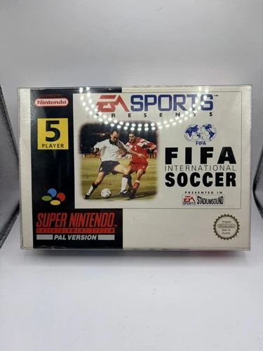 SNES FIFA International Soccer PAL Complete Boxed CIB Super Nintendo