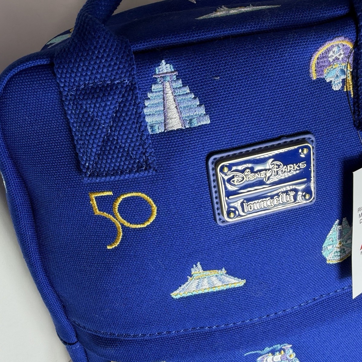 Loungefly Disney Parks 50th Anniversary Canvas Mini Backpack New