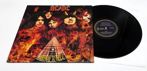 AC/DC Highway To Hell 1979 Australian 1st Press Blue Label Vinyl LP Record VG++