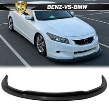 Fits 08-10 Honda Accord Coupe Front Bumper Lip Mda Style Spoiler Unpainted Pu