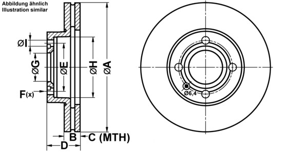 ATE Bremsscheiben Ø239MM + BremsbelÄGe Vorne FÜR Seat Toledo I Cordoba Vario-image