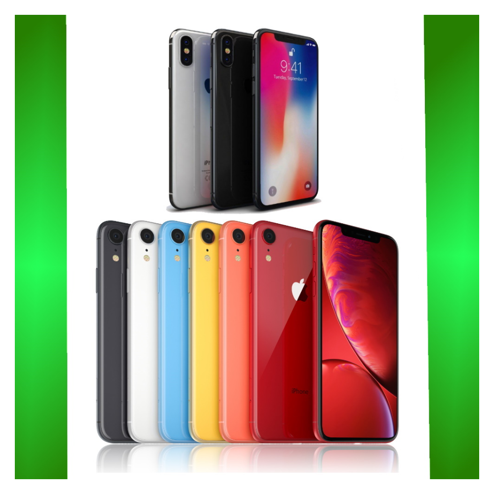 Apple iPhone X/XR 64GB-256GB Unlocked Verizon Pine Cellular Clean ESN 4G Good