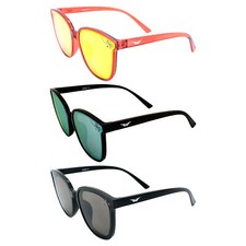 Global Vision Eyewear Athena II Fashion Sunglasses for Women 3 Pairs Red w/Red