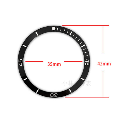 42mm Ceramic Watch Bezel Insert Ring for Super Ocean Series Watch Accessories