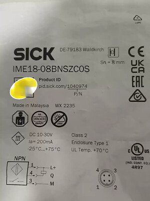 1pcs Brand New SICK IME18-08BNSZC0S 1040974