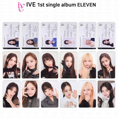 IVE 1st Single Album Eleven Official Photocard Wonyoung Yujin Gaeul KPOP K-POP - Afbeelding 1 van 48