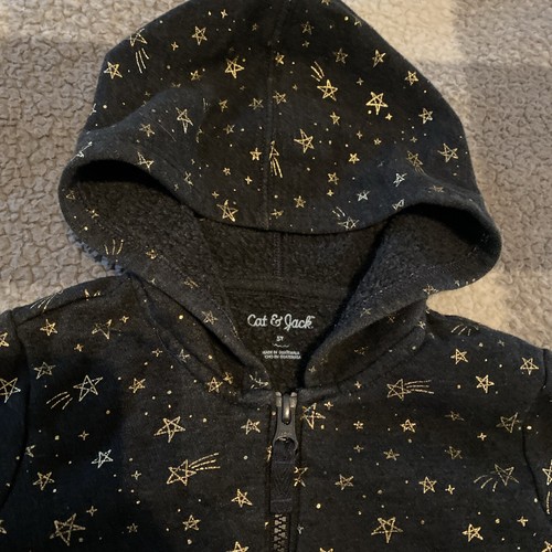 Girls star jacket . Cat & Jack , size 5 T . adorable 🥰 - Picture 2 of 6
