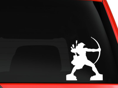 Armenian Hayk Nahapet Statue car truck laptop window decal sticker 6'' White