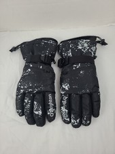 O'Brighton Gloves Size Medium Men's Black And White