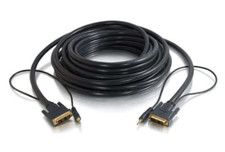 C2G 10ft Pro Series Single Link DVI-D 3.5mm A/V Cable M/M 41241 NEW in Box STP