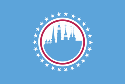 Flaggenfritze® Stockflagge USA Maryland - 30 X 45 Cm, 100% Polyester, Mit 60 Cm Holzstab