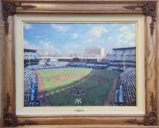 Thomas Kinkade ~ Yankee Stadium 18x24 G/P ~ COA #1/675