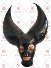 LATEX INFLATABLE MASK BAR MASK INFLATABLE HOOD Halloween parth hood