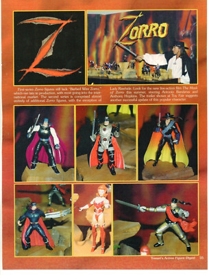 レア？ラストZORNシリーズまとめ売り！ Playmates Zorro Chain Mail Zorro Action Figure playmates 1997
