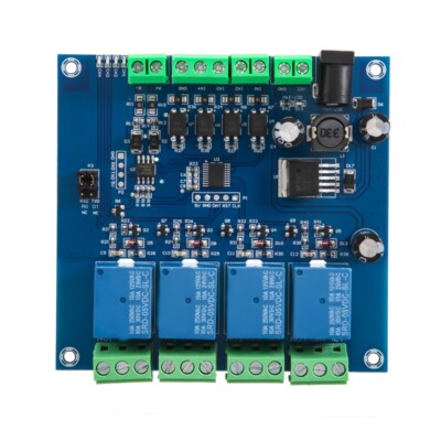 Modbus RTU 4-Way Relay Module 7-24V Relay Module Switches RS485/TTL Input3711-