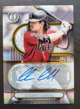 2024 Topps Tribute Corbin Carroll Certified Gold Auto 44/75 #TA-CCA Diamondbacks