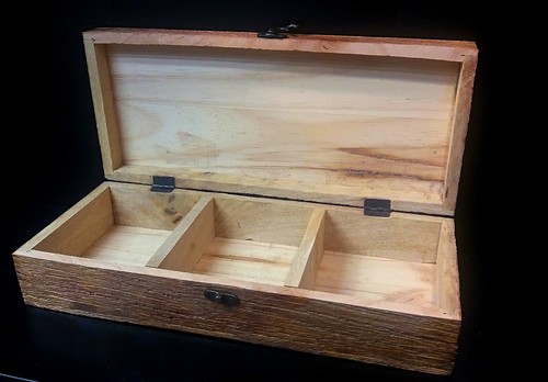 Fairtrade Mangoholz Tee Aufbewahrungsbox/Truhe - Bild 2 von 2