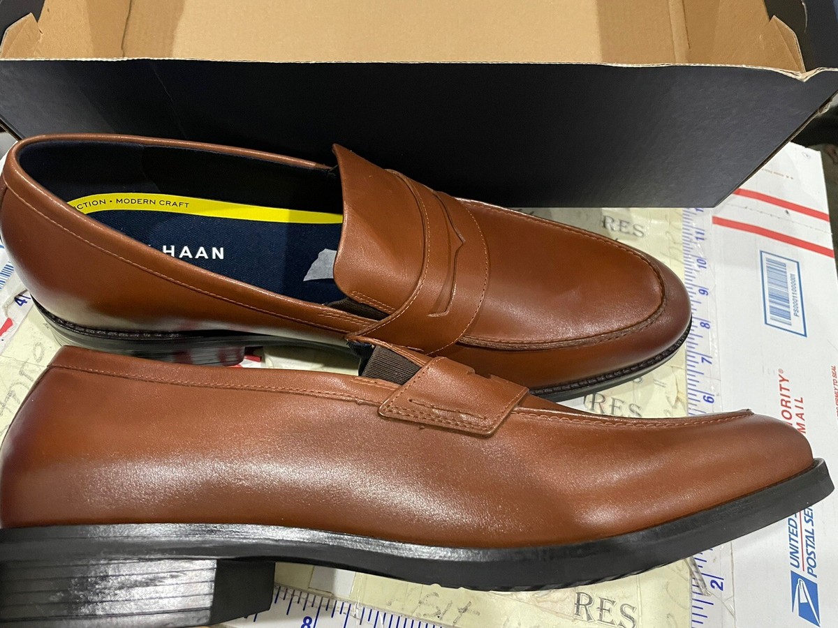 Cole Haan Grand+ Penny Loafer British Tan Leather Dress Shoes Men’s 11 M‎ C37351 Amazon.com | Cole Haan, Men, Flexgrand+ Penny Loafers  main image 4