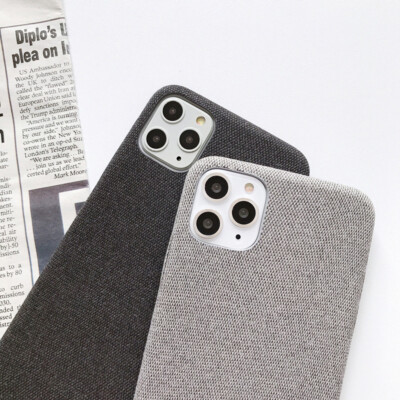 Soft Slim Felt Cloth Velvet bottom Phone Case iPhone XS Max XR X 11  Plus