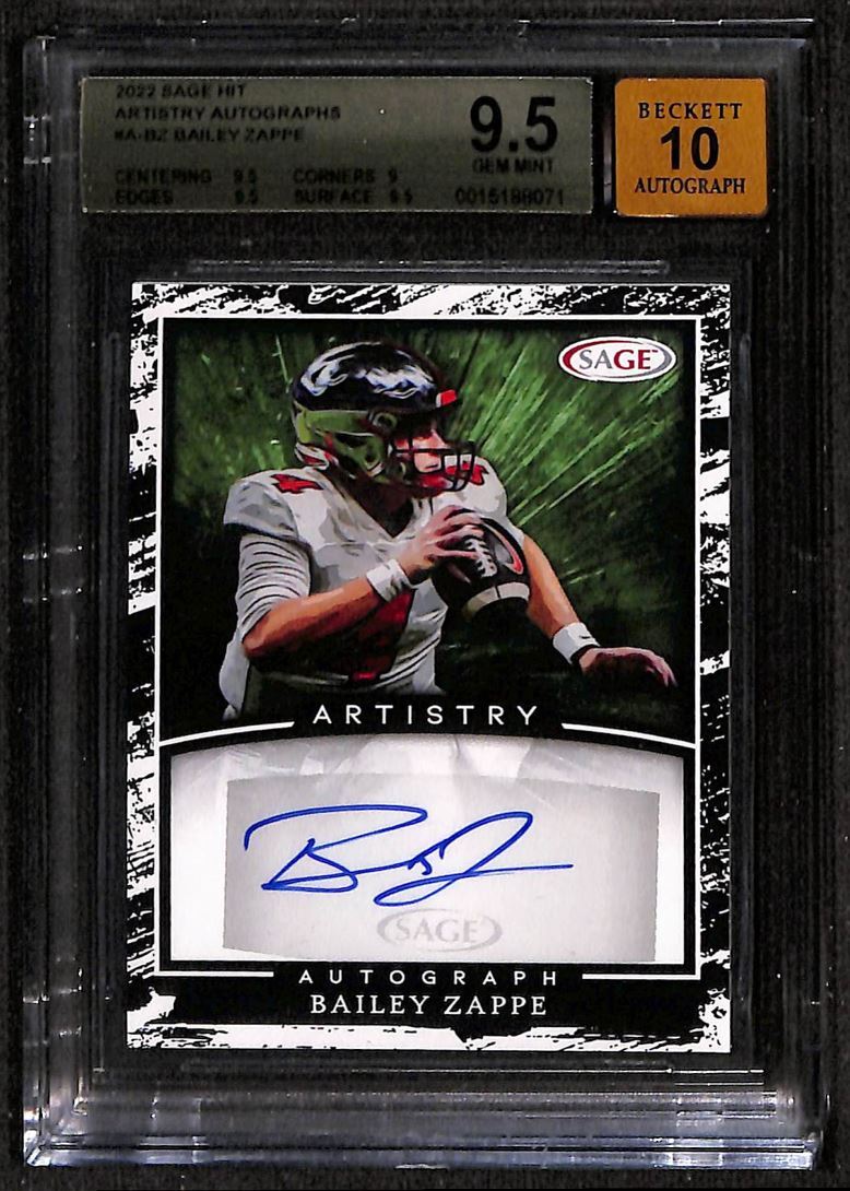 Bailey Zappe Sage Low Series #76 Base