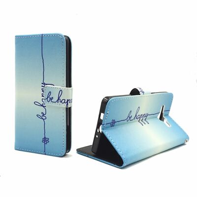 Phone Case for Samsung Galaxy A5 (2015) Case Wallet Cover 360 Case Blue