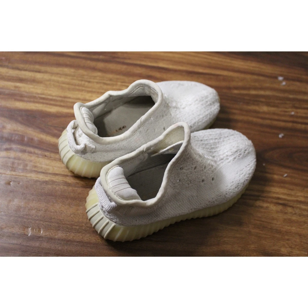 Yeezy Boost 350 V2 Infant 10K BB6373 Pre Owned Cream Triple White Adidas