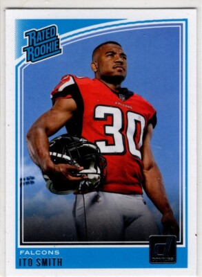 2018 Panini Donruss Football Ito Smith No. 340 Atlanta Falcons