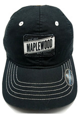 MAPLEWOOD GOLF COURSE (WA) hat lightweight black adjustable cotton cap