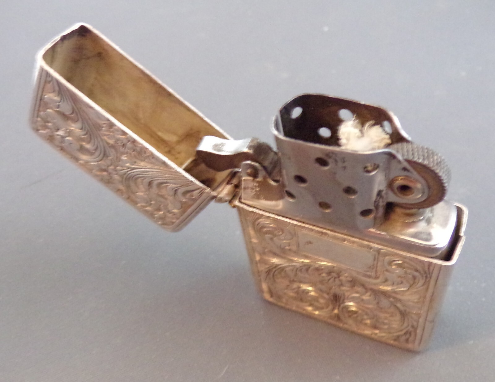 Vintage Sterling Silver Zippo Lighter, New Never Fired (8592) eBay