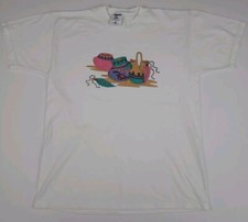 Vintage 90s Southwestern Native American Pottery Art Print T Shirt Vtg USA Made