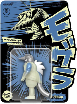 Super7 - Toho - ReAction Figures - Moguera (Glow) [New Toy] Action Figure, Col