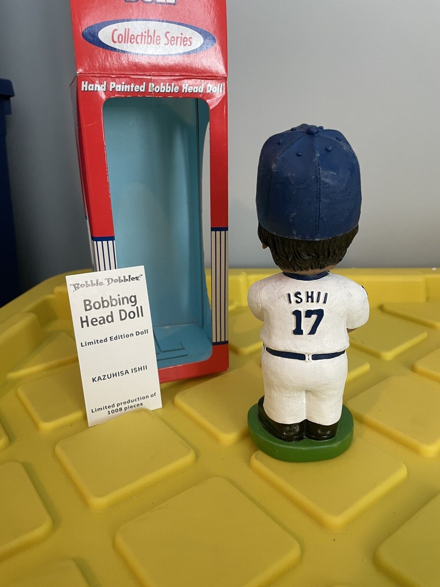 Kazuhisa Ishii Los Angeles Dodgers Bobblehead AGP Green Base 1008