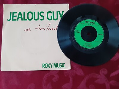 Roxy Music 7'' Jealous Guy Tribute to John Lennon 1981 FRENCH IMPORT VINYL RECORD