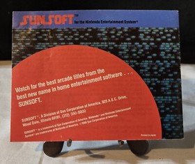 Manuale Istruzioni Blaster Master Originale - Nintendo NES - Sunsoft - Ottime Condizioni