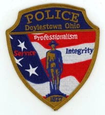 OHIO OH DOYLESTOWN POLICE NICE SHOULDER PATCH SHERIFF