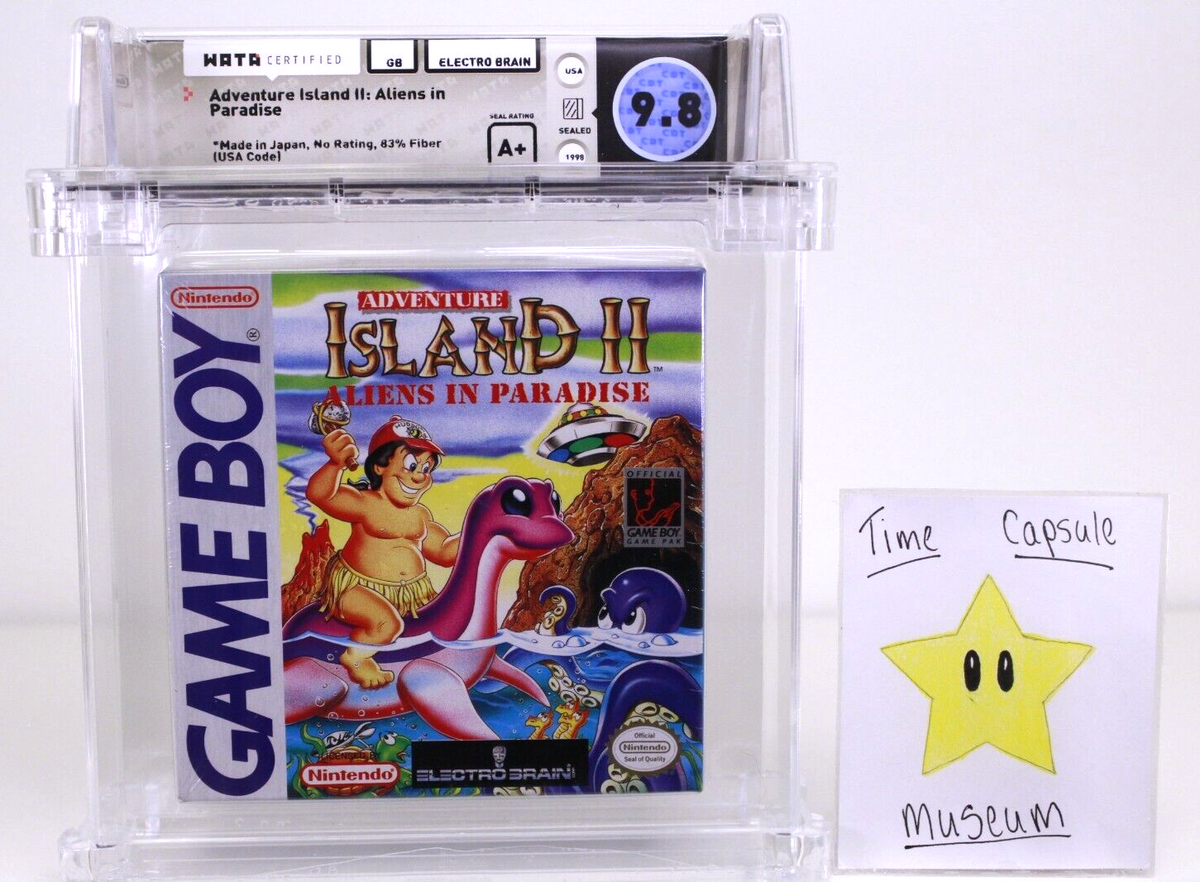 Adventure Island II New Nintendo Game Boy GB Sealed WATA A+ NIB TOP  POP