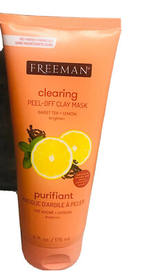 New-Freeman Clearing Peel-Off Clay Mask. 6 Fl Oz. No Harsh Chemicals