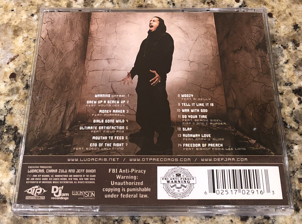 リュダクリス　CD セット hiphop Ludacris : Release Therapy Rap/Hip Hop 1 Disc CD 602517029163| eBay