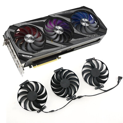 For ASUS RTX3090 3080 3070 ROG STRIX Raptor GPU Cooler Fan T129215SU DC 12V
