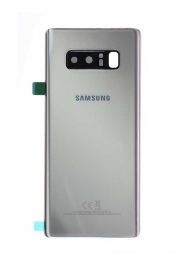 Cache Batterie Samsung Galaxy Note 8 + Cache Lentille - Argent  - Photo 1/1