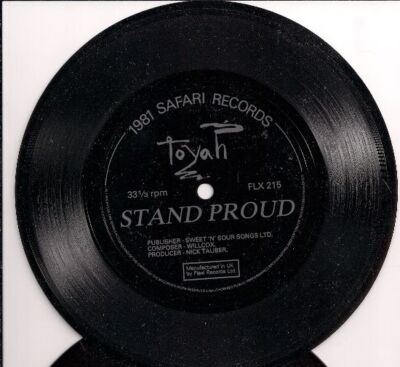 Toyah Stand Proud Flexi UK 45 7'' single