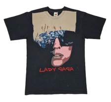Lady Gaga The Monster Ball Tour 2009/2011 T Shirt Womens 10 Small Multicolour