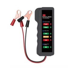 12V Car Battery Tester Alternator Tester Automotive Battery Checker Analyzer
