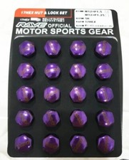Lug Nut Set 12x1.5 Purple Brand New Lug Nut Set 12x1.5 Purple Brand New
